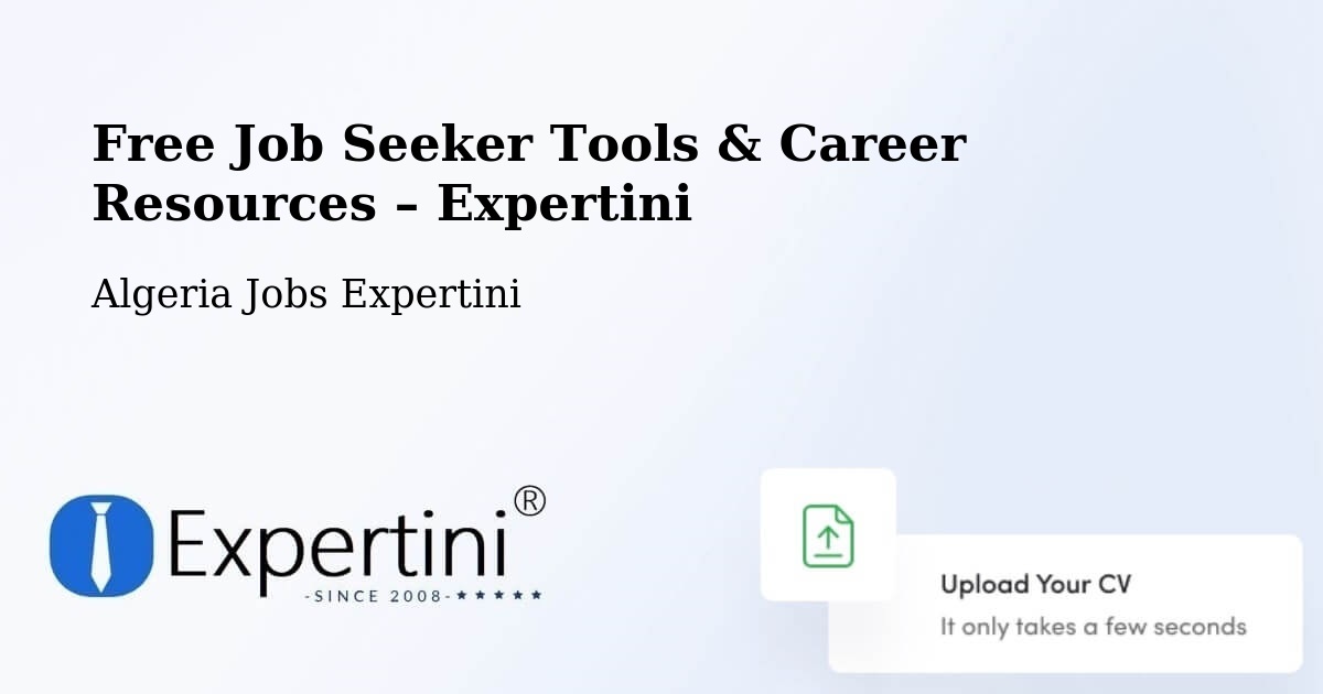 Free Job Seeker Tools & Career Resources – Constantine - Constantine, Algeria Jobs Expertini