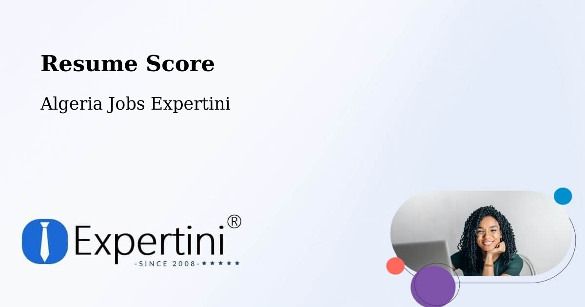 Resume Score & Job Description Match Tool – Constantine - Algeria Jobs Expertini